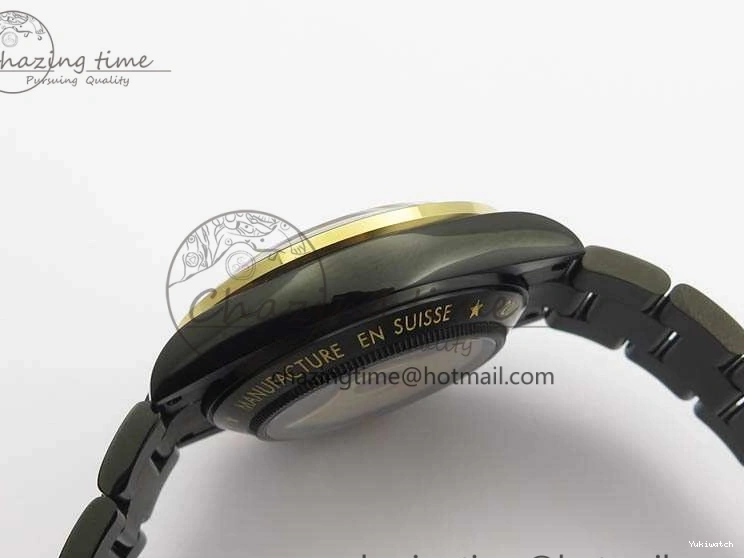 Bracelet Kravitz Daytona Black YG Best Maker On DLC DLC BP Dial Strap) A4130 Edition (Free Leather 0121